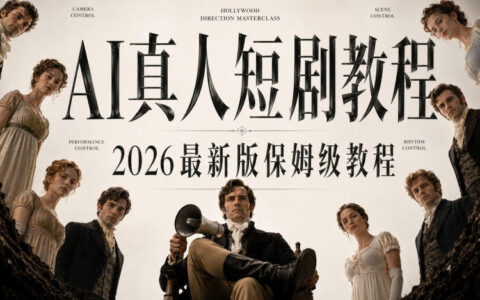 AI真人短剧制作全流程：AI视频大佬手把手打造的零基础保姆级教程，新手也能快速上手