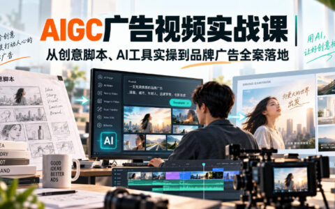 AIGC广告视频怎么做？从创意脚本到AI工具实操与品牌全案落地