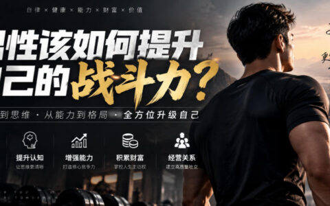 男性如何系统性提升自己的战斗力？从认知到行动的全流程指南
