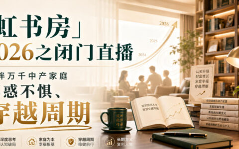 虹书房2026闭门直播：如何陪伴万千中产家庭不惑不惧、穿越周期