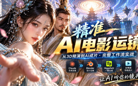 AI视频能不能精准运镜？Claude×Blender×Higgsfield免费插件实测