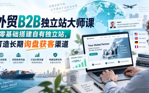 如何从零搭建外贸B2B独立站？手把手教你打造长期稳定的询盘获客渠道