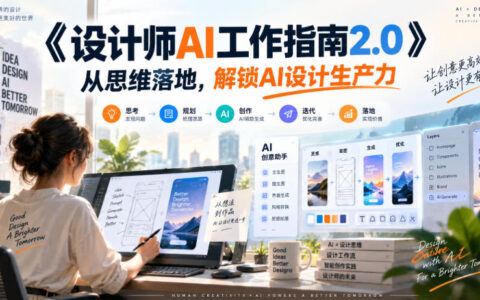 设计师AI工作指南2.0：从思维到落地，无水印输出，解锁AI设计生产力