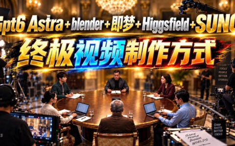 当GPT-6 Astra遇上Blender、即梦、Higgsfield、Suno：终极视频制作全流程解析
