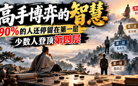 高手的博弈四层境界：90%的人停在第一层，少数人登顶第四层