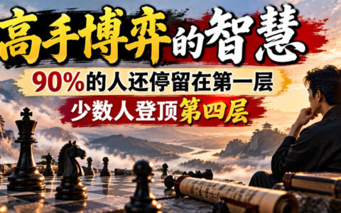 为什么90%的人停留在博弈的第一层，只有少数高手能登顶第四层？