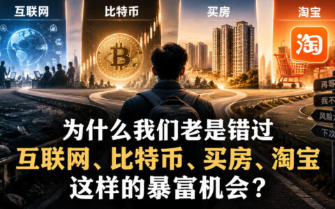 为什么我们总在风口之外：一次次错过互联网、比特币、买房、淘宝的真正原因