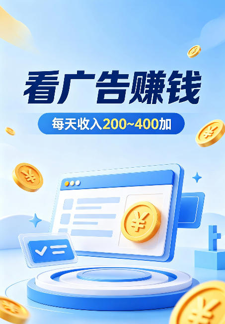 普通人必做副业，ai自动浏览广告计划，零经验上手，日入2-4张，稳定增收，风口红利【揭秘】